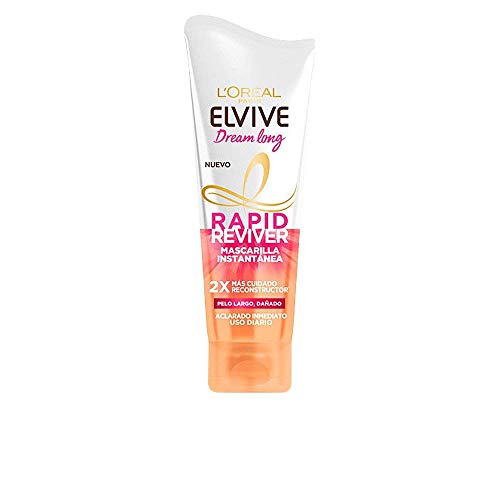 L'Oréal Paris Elvive Dream Long  Rapid Reviver, Mascarilla Instantánea Reconstructora para Pelo largo Dañado - 180 ml