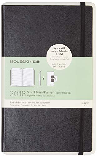 MOLESKINE Paper Tablet – Agenda papel para uso con smartpen; digitaliza y edita, organiza y comparte; transfiere contenido a archivo digital - Negro