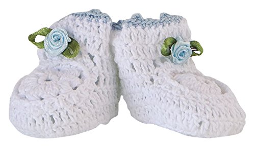 Mopec Patuco Decorativo de Ganchillo Hechos a Mano, Pack de 6 Unidades, Crochet, Blanco, 3.50x6.50x4.00 cm Mopec Patuco Decorativo de Ganchillo Hechos a Mano, Pack de 6 Unidades, Crochet, Blanco, 3.50x6.50x4.00 cm