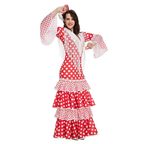 My Other Me Me-203863 Disfraz de flamenca Rocío para mujer, color rojo, XL (Viving Costumes 203863) My Other Me Me-203863 Disfraz de flamenca Rocío para mujer, color rojo, XL (Viving Costumes 203863)