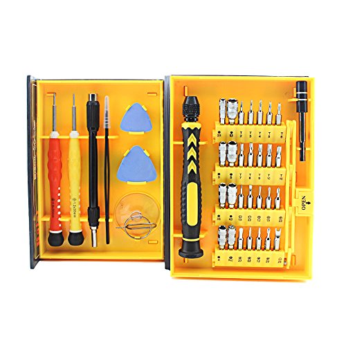 NIUTOP 38 en 1 (38 Pieza) precisión multifunción Destornillador Set reparación de Herramientas Kit para el iPad, iPhone, Tablets, Ordenadores portátiles, PC, Smartphones, Relojes & Otros Dispositivos NIUTOP 38 en 1 (38 Pieza) precisión multifunción Destornillador Set reparación de Herramientas Kit para el iPad, iPhone, Tablets, Ordenadores portátiles, PC, Smartphones, Relojes & Otros Dispositivos