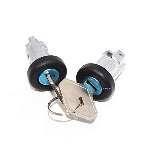 NO LOGO LSB de Cambio de Mando, 1 Juego de Puerta de Coche Key Lock Interruptor con 2 Llaves en Forma for Renault R9 R11 R18 77013 49637 7701349637