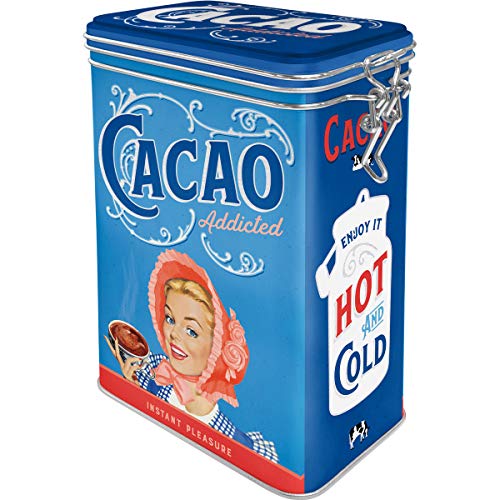 Nostalgic-Art Latas Say it 50's, Metal, Say It 50's - Cacao Addicted, 11 x 8 x 18 cm
