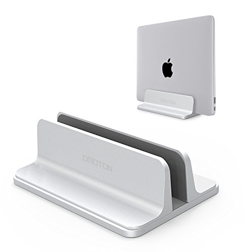 OMOTON Soporte Vertical Portátil, Movilble Soporte Laptop de Aluminio para Macbook Air/Pro, ASUS, Lenovo, Todos Portátiles y Netbooks, iPad, Plata OMOTON Soporte Vertical Portátil, Movilble Soporte Laptop de Aluminio para Macbook Air/Pro, ASUS, Lenovo, Todos Portátiles y Netbooks, iPad, Plata
