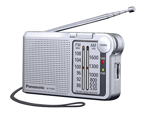Panasonic RF-P150DEG-S - Radio portátil (370mW, FM/Am, Radio de Bolsillo, LED, Radio Analógica) Color Plata Panasonic RF-P150DEG-S - Radio portátil (370mW, FM/Am, Radio de Bolsillo, LED, Radio Analógica) Color Plata