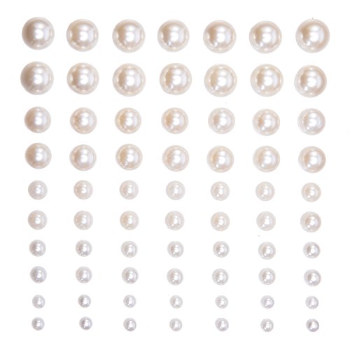 Perlas Adhesivas Perlas de Espalda Plana Hojas de Cabujones, Tamaños Variados, 700 Piezas Perlas Adhesivas Perlas de Espalda Plana Hojas de Cabujones, Tamaños Variados, 700 Piezas