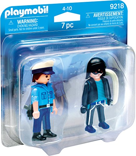 PLAYMOBIL Duo Pack-9218 Policía y Ladrón, Multicolor, única (9218)