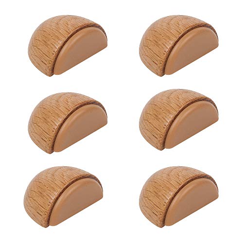 POMOLINE 6 Un. Tope Puerta Madera lacada Roble Adhesivo 47x38x23MM POMOLINE 6 Un. Tope Puerta Madera lacada Roble Adhesivo 47x38x23MM