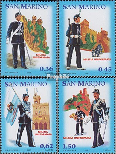 Prophila Collection San Marino 2198-2201 (Completa.edición.) 2005 Uniformes Militares (Sellos para los coleccionistas) Militar