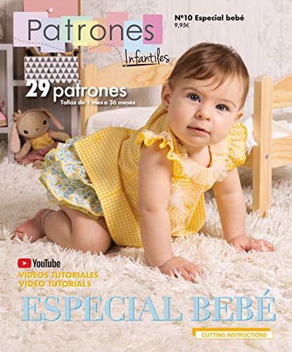 Revista Patrones Infantiles Nº10 Especial Bebé 29 Modelos de Patrones