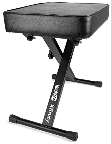 RockJam Premium Teclado acolchado ajustable, Banco y taburete de piano RockJam Premium Teclado acolchado ajustable, Banco y taburete de piano