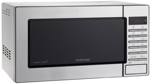Samsung GE87M-X/Xec - Microondas con Grill, 800 W/ 1100 W, 23 Litros, Color Gris/ Acero Inoxidable Samsung GE87M-X/Xec - Microondas con Grill, 800 W/ 1100 W, 23 Litros, Color Gris/ Acero Inoxidable