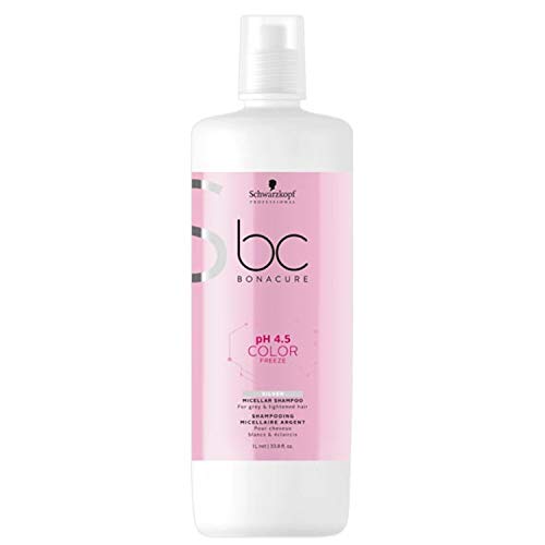 Schwarzkopf Professional BONACURE ph 4.5 - Champú Color Silver Freeze, 1 L Schwarzkopf Professional BONACURE ph 4.5 - Champú Color Silver Freeze, 1 L