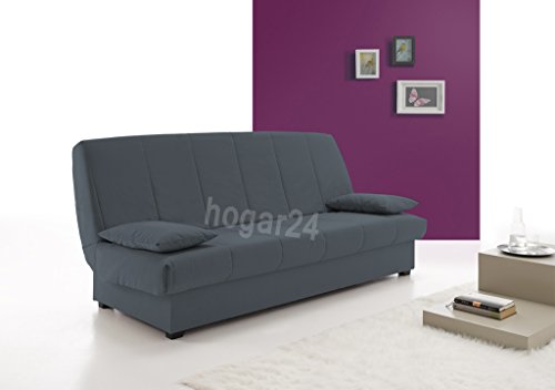 Sofa Cama Clic CLAC con ARCÓN DE ALMACENAJE Azul