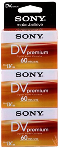 Sony 3DVM60PR-BT - Mini DV (3 unidades, tamaño de cinta: 6,35 mm, 60 minutos) Sony 3DVM60PR-BT - Mini DV (3 unidades, tamaño de cinta: 6,35 mm, 60 minutos)