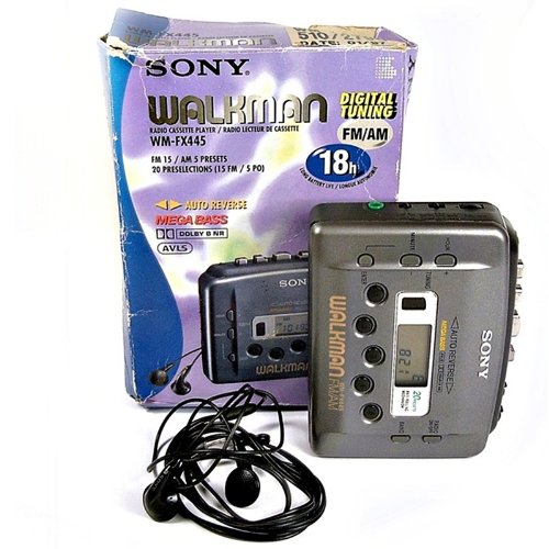 Sony estéreo Personal wmfx 445