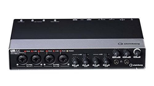 Steinberg 45030 UR44 - Interfaz de audio (4 puertos XLR, USB 2.0)
