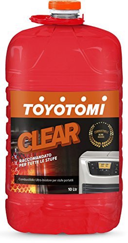 Toyotomi 1 Bidón Isoparafina Clear, Rojo, 10 litros