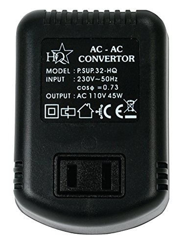 Transformador Conversor de Tensión 230V a 110V 45W HQ P.SUP.32-HQ