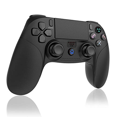 TUTUO Mando Inalámbrico para PS4, Gamepad Wireless Bluetooth Controlador Controller Joystick con Vibración Doble Remoto Compatible con Playstation 4/PS4 Slim/Pro and PS3