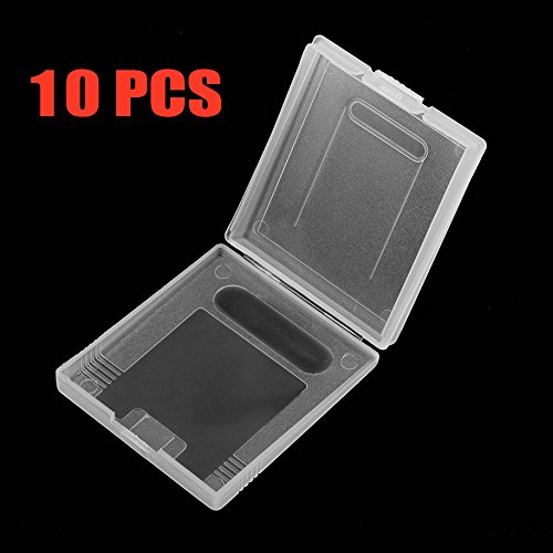 vaina de cartucho de juego para Game Boy protectora transparente de color GBC paquete 10pcs vaina de cartucho de juego para Game Boy protectora transparente de color GBC paquete 10pcs