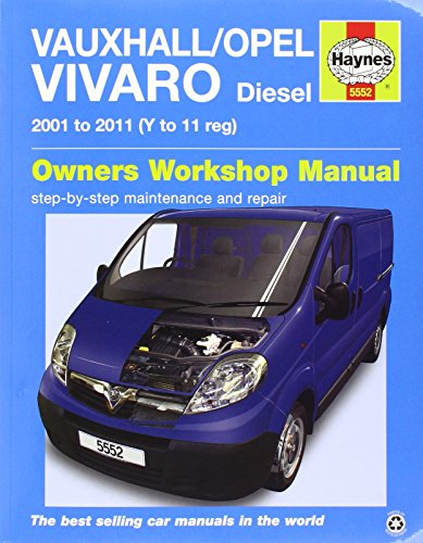 Vauxhall/Opel Vivaro Diesel (01 - 11) Haynes Repair Manual