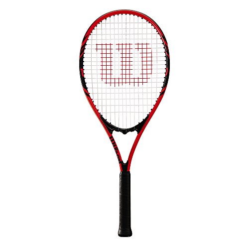 Wilson Raqueta de Tenis, Federer, Unisex, Principiantes y Jugadores intermedios, Rojo/Negro, Tamaño de empuñadura L3 Wilson Raqueta de Tenis, Federer, Unisex, Principiantes y Jugadores intermedios, Rojo/Negro, Tamaño de empuñadura L3