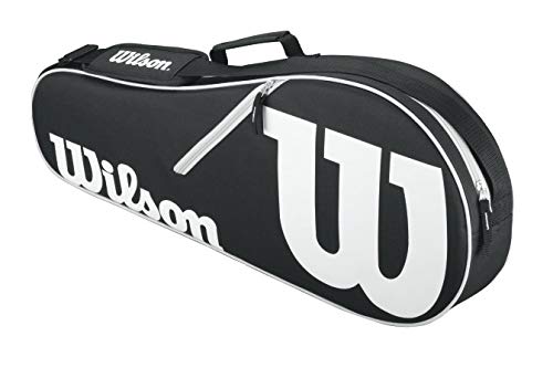 Wilson Tasche Advantage 3 Pack Bag Raquetero-Unisex, Negro/Blanco, NS
