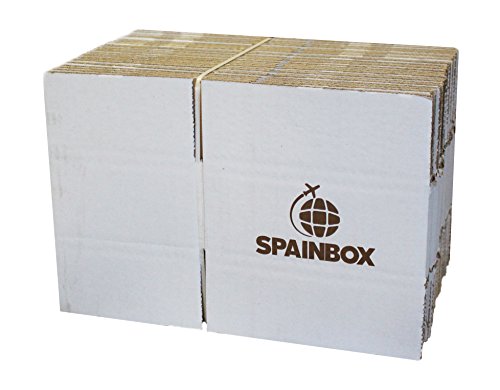 27 x Cajas de Cartón Canal Simple para Envíos, Embalaje, Mudanzas o Guardar Cosas - Color Blanco - Tamaño 20 x 16 x 9 centímetros