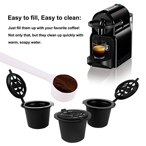 3 CAPSULAS RECARGABLES RELLENABLES REUTILIZABLES PARA CAFETERAS NESPRESSO + 1 CUCHARITA DE CAFE REGALO 3 CAPSULAS RECARGABLES RELLENABLES REUTILIZABLES PARA CAFETERAS NESPRESSO + 1 CUCHARITA DE CAFE REGALO
