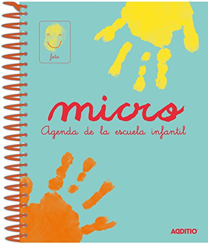 Additio A102 - Agenda Micro para escuela infantil, 0 a 3 años, color azul