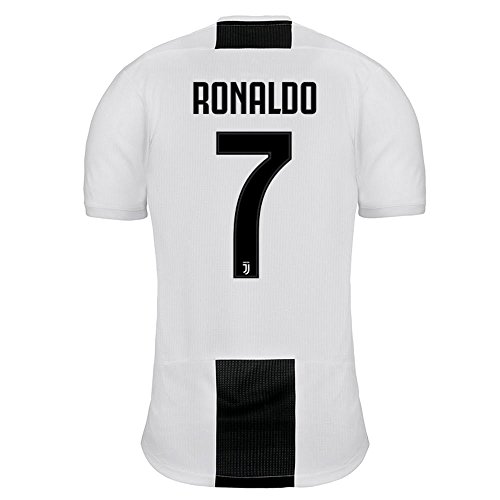Adidas La Juventus 7 Ronaldo casa Camiseta 2018/19 - S, Blanco