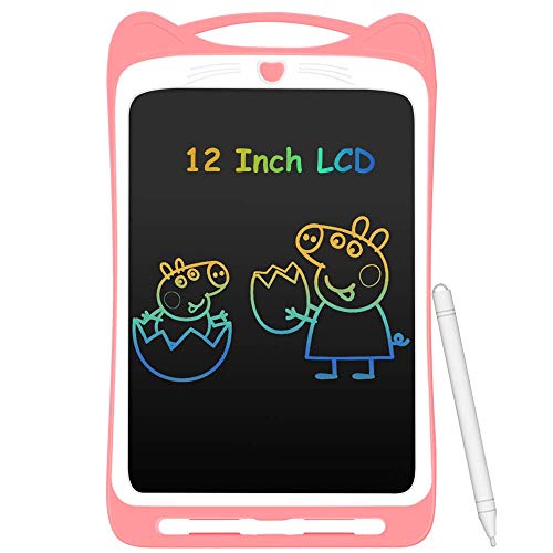 AGPTEK 12 Pulgadas Tablets de Escritura con Pantalla de Color LCD, Botón de Bloqueo, Portátil Tableta de Dibujo para Niños, Clase, Casa, Rosa AGPTEK 12 Pulgadas Tablets de Escritura con Pantalla de Color LCD, Botón de Bloqueo, Portátil Tableta de Dibujo para Niños, Clase, Casa, Rosa