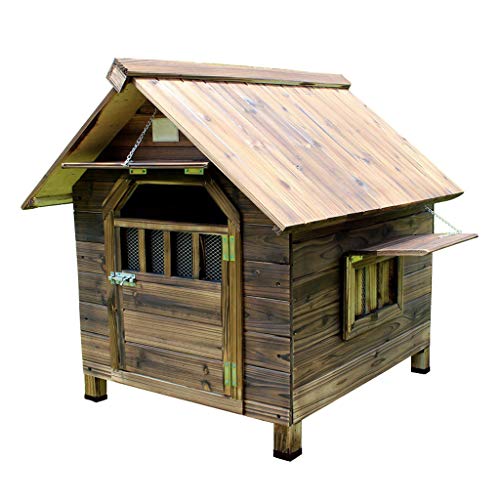 Aire Libre Perro Perrera Residencia Canina Casa/Aire Libre De Madera Perrera/Gato Abrigo Cueva A Prueba De La Intemperie con Terraza (Color : B, Size : S56x45x48cm) Aire Libre Perro Perrera Residencia Canina Casa/Aire Libre De Madera Perrera/Gato Abrigo Cueva A Prueba De La Intemperie con Terraza (Color : B, Size : S56x45x48cm)