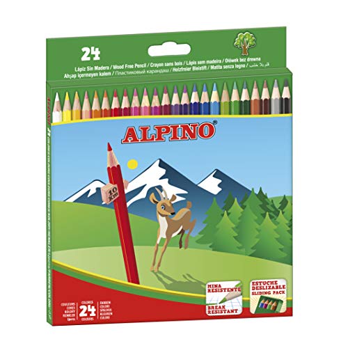 Alpino AL010658 - Estuche 24 lápices, multicolor Alpino AL010658 - Estuche 24 lápices, multicolor