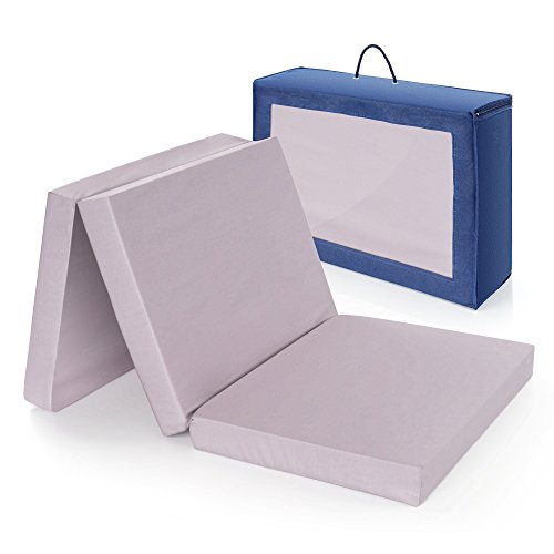Alvi colchón cuna de viaje plegable 120x60 cm / Altura 6 cm - funda de algodón lavable, transpirable, sin sustancias nocivas Alvi colchón cuna de viaje plegable 120x60 cm / Altura 6 cm - funda de algodón lavable, transpirable, sin sustancias nocivas