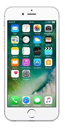 Apple iPhone 6s + Protector de Pantalla - Pack de iPhone 6S libre iOS (16 GB, pantalla de 4.7 pulgadas, cámara 12 MP) y protector de pantalla de cristal templado, color plata