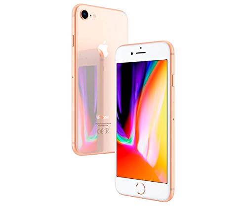 Apple iPhone 8 - Smartphone de 4.7" (4G, A11 Bionic 64-bits, RAM de 2 GB, memoria de 64 GB, cámara de 12 MP, iOS 11, Reacondicionado CPO) Color Dorado