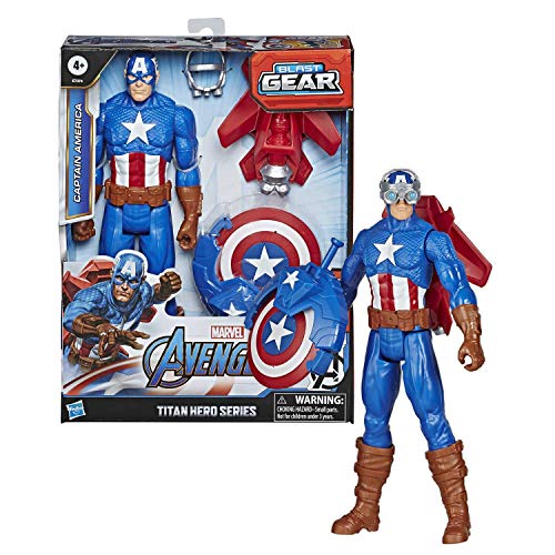 Avengers Figura Titan Con Accesorios Capitan América (Hasbro E73745L0) Avengers Figura Titan Con Accesorios Capitan América (Hasbro E73745L0)