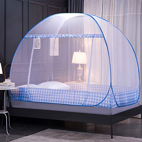 Bed Netting Mosquitero Cama Portátil Plegable Tienda de campaña emergente Cortinas de Malla con Fondo para casa Habitación Camping al Aire Libre 2 Aperturas,D,120x195x137cm Bed Netting Mosquitero Cama Portátil Plegable Tienda de campaña emergente Cortinas de Malla con Fondo para casa Habitación Camping al Aire Libre 2 Aperturas,D,120x195x137cm