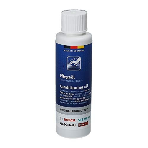 Bosch - Siemens - Neff - Aceite de Limpieza y Cuidado para Superficies de Acero Inoxidable Bosch - Siemens - Neff - Aceite de Limpieza y Cuidado para Superficies de Acero Inoxidable