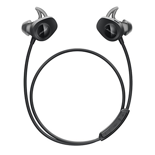 Bose SoundSport - Auriculares inalámbricos (Bluetooth, NFC, micrófono), color negro Bose SoundSport - Auriculares inalámbricos (Bluetooth, NFC, micrófono), color negro