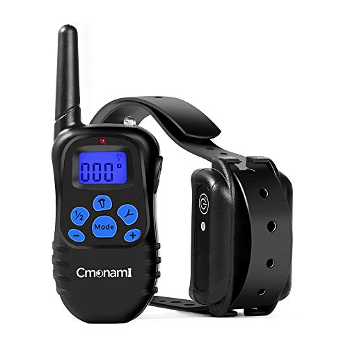 Collar De Adiestramiento De Cmoanmi,100% Resistente Al Agua Y Recargable para Perros Pequeños, Medianos Y Grandes, Nivel IP67 con Control Remoto De 300m De Alcance, Modo Pitido/Vibración Collar De Adiestramiento De Cmoanmi,100% Resistente Al Agua Y Recargable para Perros Pequeños, Medianos Y Grandes, Nivel IP67 con Control Remoto De 300m De Alcance, Modo Pitido/Vibración