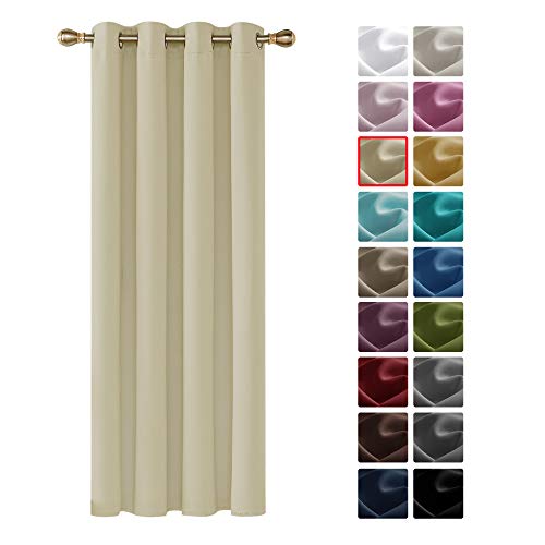 Deconovo Cortinas Salón Opacas Aislantes Térmicas Frío y Calor para Dormitorio Moderno 1 Pieza 140 x 260 cm Beige Oscuro Deconovo Cortinas Salón Opacas Aislantes Térmicas Frío y Calor para Dormitorio Moderno 1 Pieza 140 x 260 cm Beige Oscuro