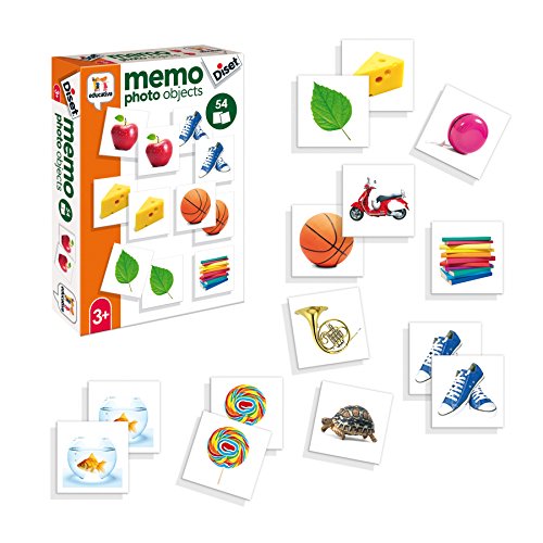 Diset- Juguete educativos Memo Photo Objects, Multicolor (68946) Diset- Juguete educativos Memo Photo Objects, Multicolor (68946)