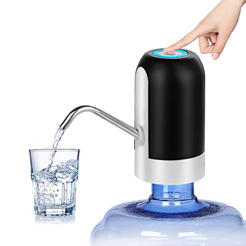 DLOPK Dispensador de Bomba de Agua Distribuidor de Carga USB, extraíble y Conveniente para Usar en Agua embotellada