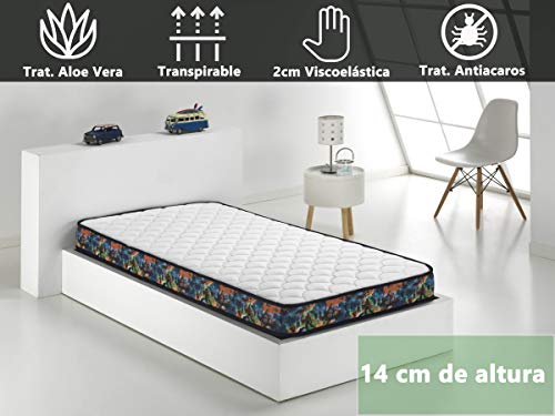 Dormio Sport-Visco - Colchón Viscoelástico 90x190x14 cm Dormio Sport-Visco - Colchón Viscoelástico 90x190x14 cm