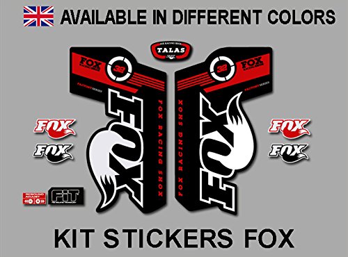 Ecoshirt HU-XRD8-3N7U Pegatinas Fox Talas 32 Pda01 Stickers Aufkleber Decals Autocollants Adesivi, Rojo