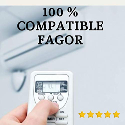 FAGOR - Mando Aire Acondicionado FAGOR - Mando a Distancia Compatible 100% con Aire Acondicionado FAGOR. Entrega en 24-48 Horas. FAGOR MANDO COMPATIBLE.