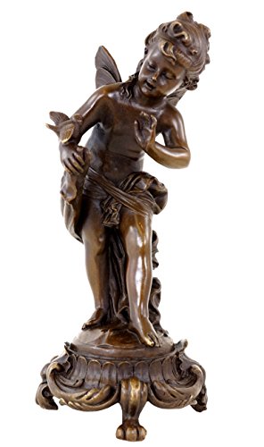  – Figura de bronce de estilo modernista marfil con pájaros –  – comprar Esculturas de estilo modernista Bronce Figuras comprar – Auguste Moreau